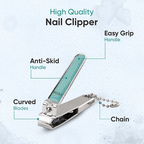 Nail Clipper Box (Medium) Glitter & Chain - LNCB-01