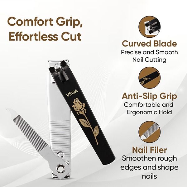 Nail Clipper (Large) - Black - LNC-03