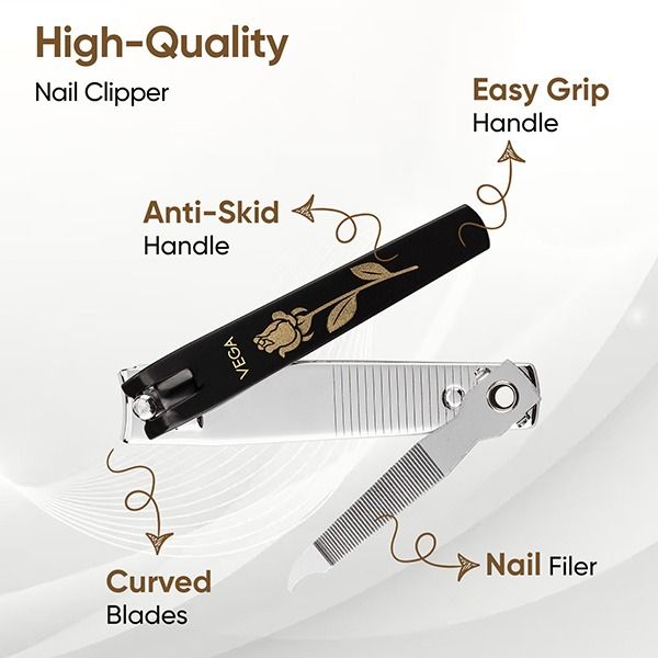 Nail Clipper (Large) - Black - LNC-03