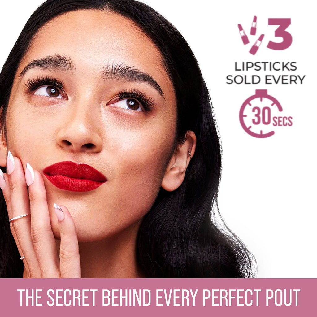 24 Hrs Non Transfer Matte Lipstick - Pack Of 3