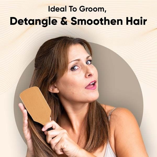 Paddle Brush (Wooden) - E1-PB