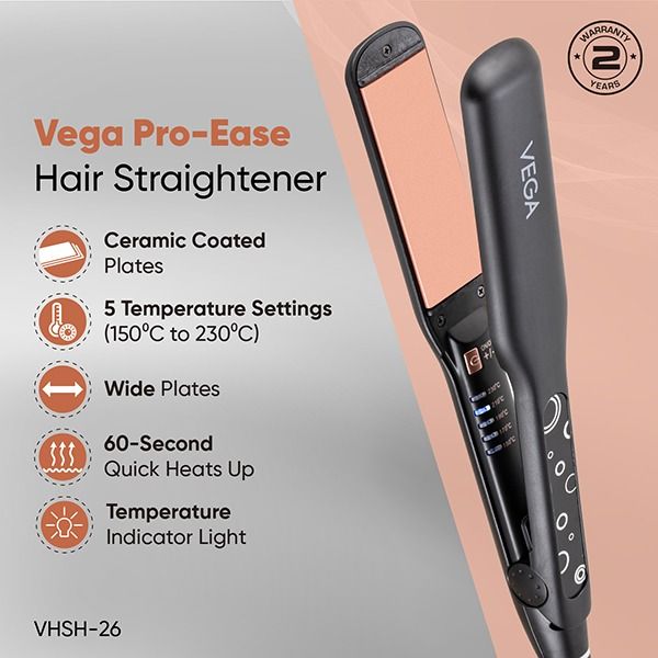 Pro-Ease Hair Straightener - VHSH-26