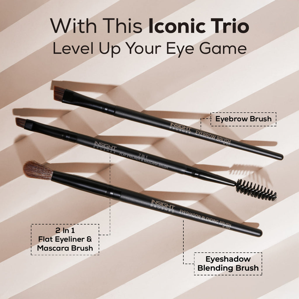 Flat Eyeliner & Mascara Brush (2IN1)