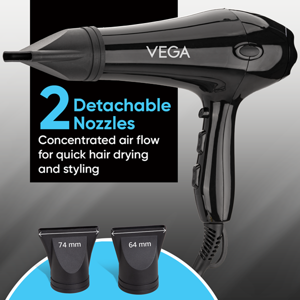 Pro Touch 1800-2000 Watts Hair Dryer - VHDP-02