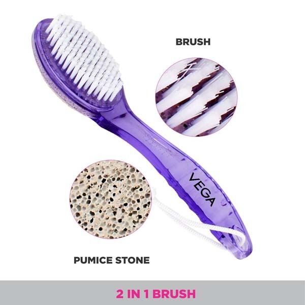 Pumice Stone/Brush With Handle - PD-01N