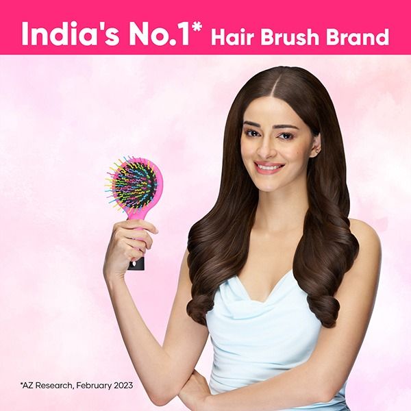 Rainbow Hair Brush (with mirror) - R17-CB