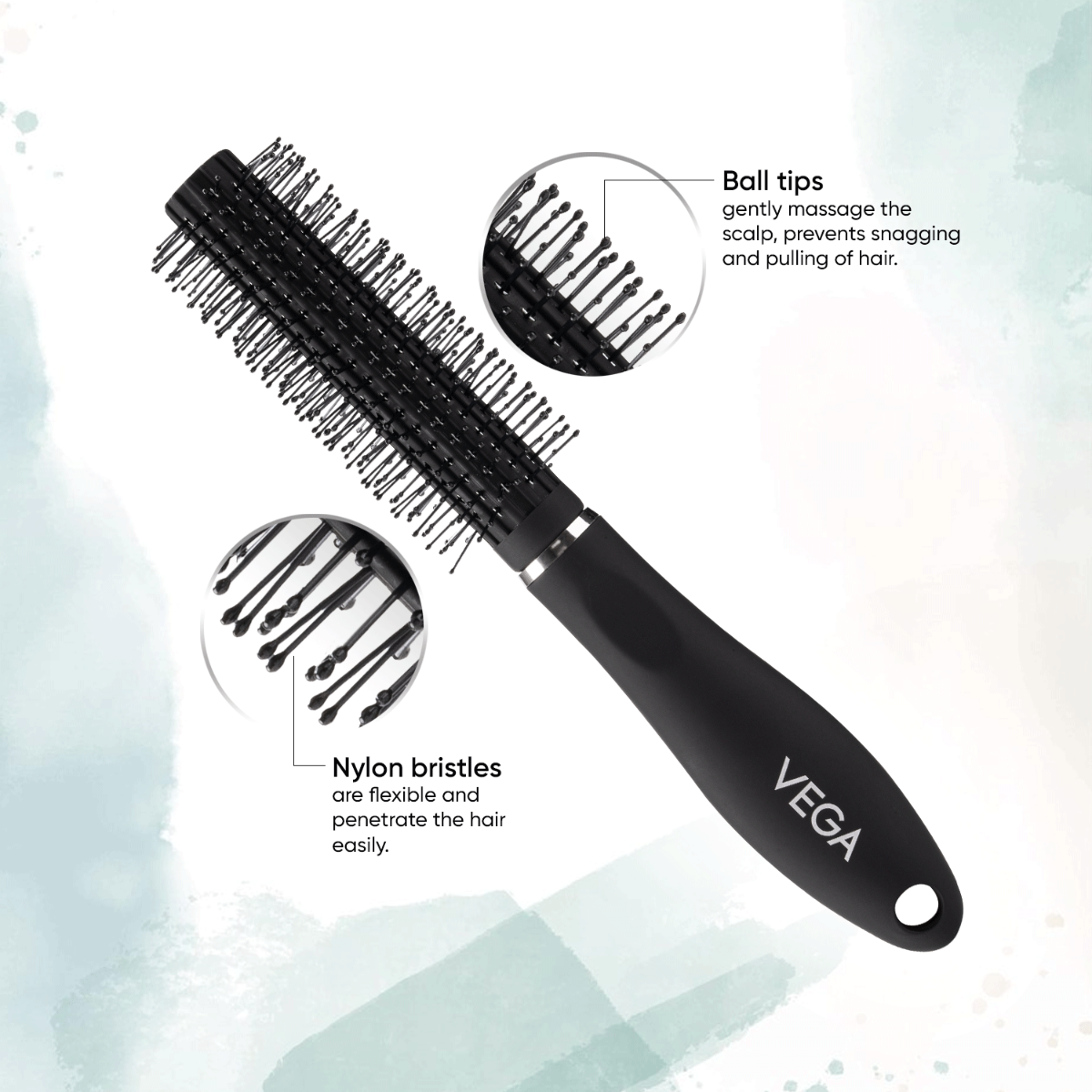 Vega Round Hair Brush - R22-RB