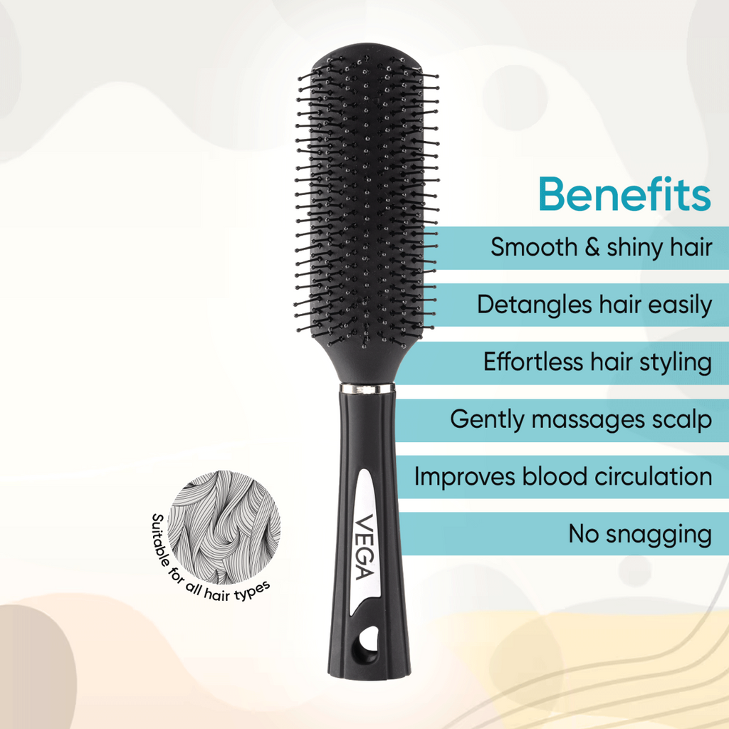 Vega Flat Hair Brush - R29-FB