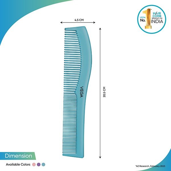 RCB-02 Basix Hair Combs (Pack of 6)