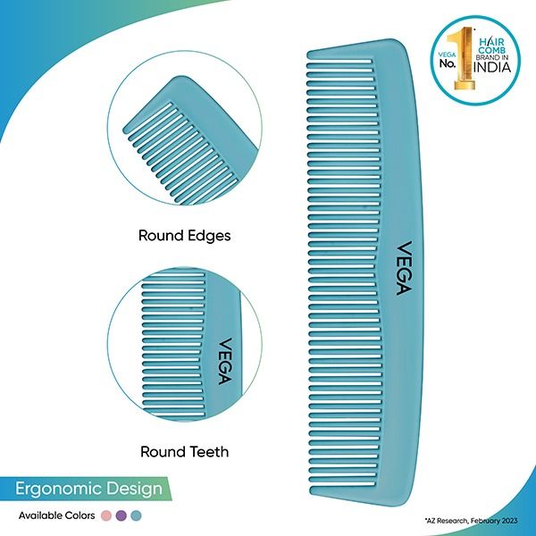 RCB-04 Basix Hair Combs (Pack of 6)