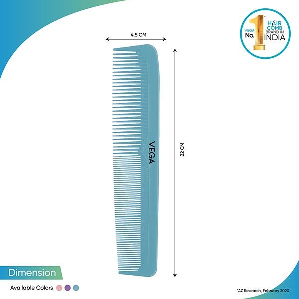 RCB-08 Basix Hair Combs (Pack of 6)