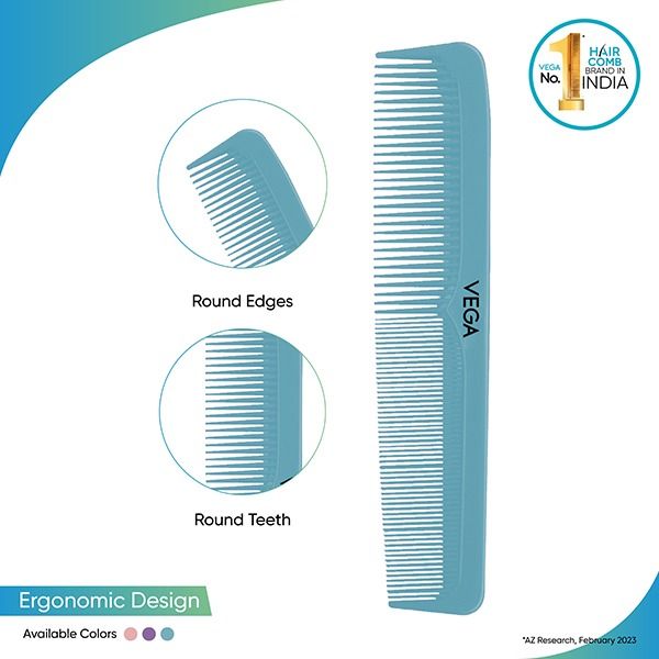RCB-08 Basix Hair Combs (Pack of 6)