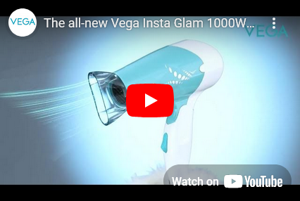 Vega Insta Glam 1000 Watts Hair Dryer - VHDH-29