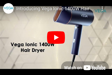 VEGA Ionic 1200-1400 Watts Hair Dryer - VHDH-35