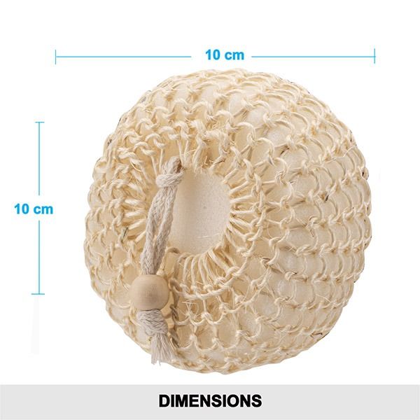 Sisal Ball Bath Sponge - NBA-3/3