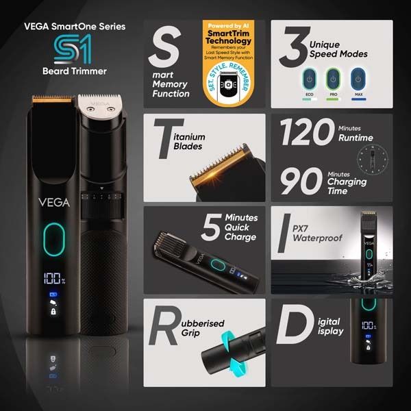 SmartOne Series - S1 Beard Trimmer - VHTH-30