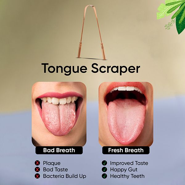 EasyGlide Tongue Cleaner (Copper with Handle) - TCC-02