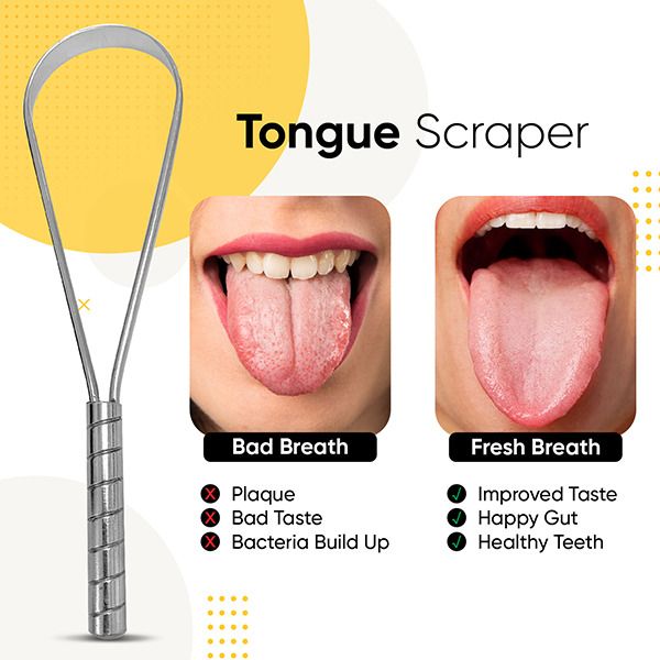 EasyGlide Tongue Cleaner Loop Stainless Steel - TCS-01