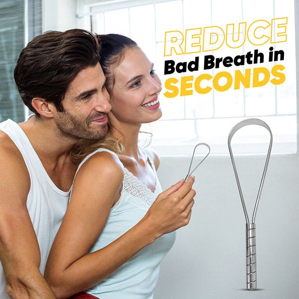 EasyGlide Tongue Cleaner Loop Stainless Steel - TCS-01