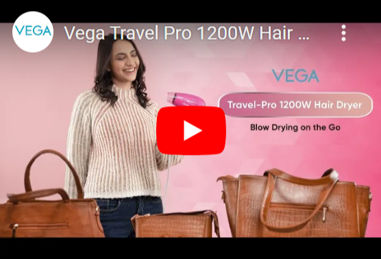 Travel-Pro 1000-1200W Watts Hair Dryer - VHDH-33