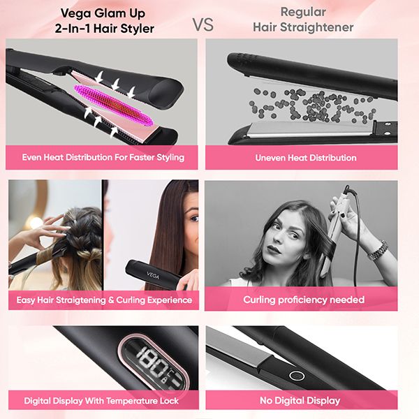Glam Up 2-in-1 Hair Styler-VHSC-05