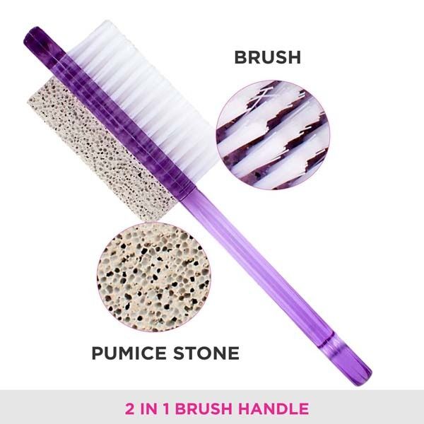VEGA FOOT BRUSH WITH PUMICE STONE - PD-01