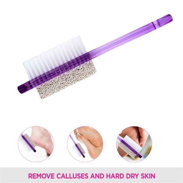 VEGA FOOT BRUSH WITH PUMICE STONE - PD-01