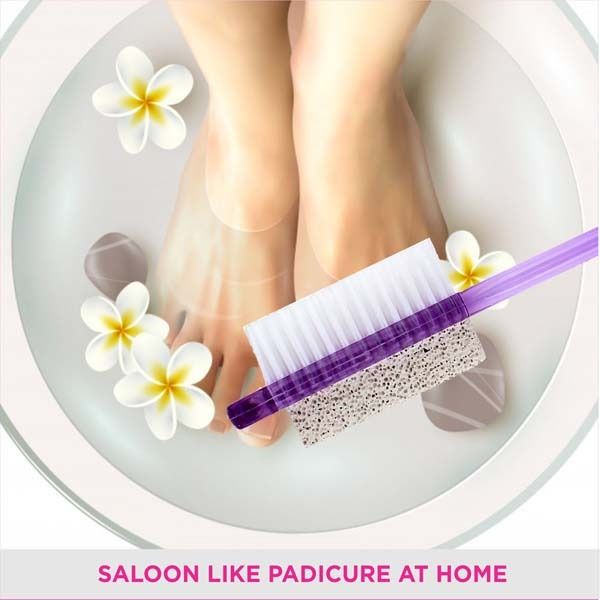 VEGA FOOT BRUSH WITH PUMICE STONE - PD-01