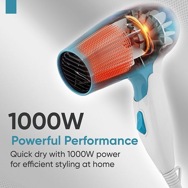 Vega Insta Glam 1000 Watts Hair Dryer - VHDH-29