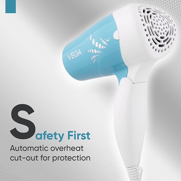 Vega Insta Glam 1000 Watts Hair Dryer - VHDH-29