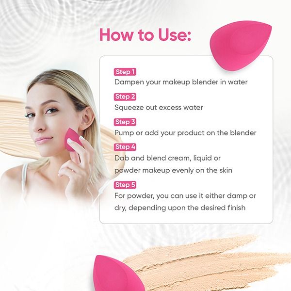 Vega Make-Up Blender (Pack of 1) - MP-03