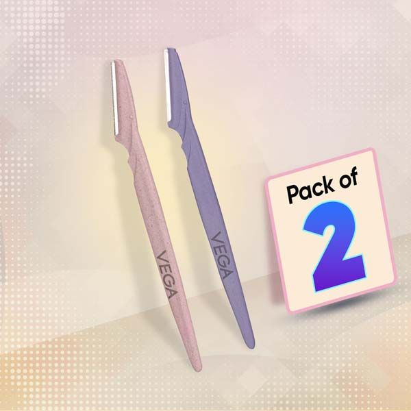 VEGA Smooth Eyebrow Shaper Set of 2 Tools-ESS-02