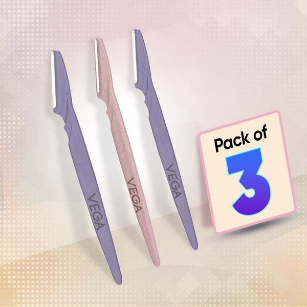 VEGA Smooth Eyebrow Shaper Set of 3 Tools-ESS-03