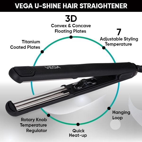 VEGA U-Shine Hair Straightener-VHSH-37