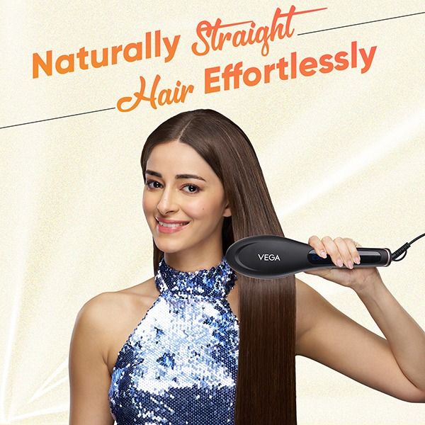 VEGA X-Star Hair Straightening Brush - VHSB-03