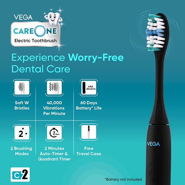 Vega CareOne C2 Electric ToothBrush - VETB-02