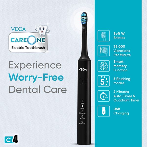 Vega CareOne C4 Electric ToothBrush - VETB-04