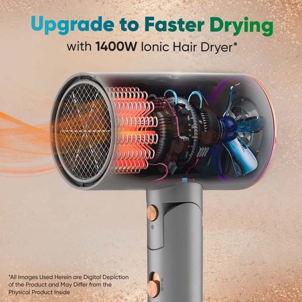VEGA Ionic 1200-1400 Watts Hair Dryer - VHDH-28