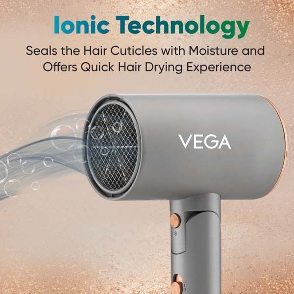 VEGA Ionic 1200-1400 Watts Hair Dryer - VHDH-28