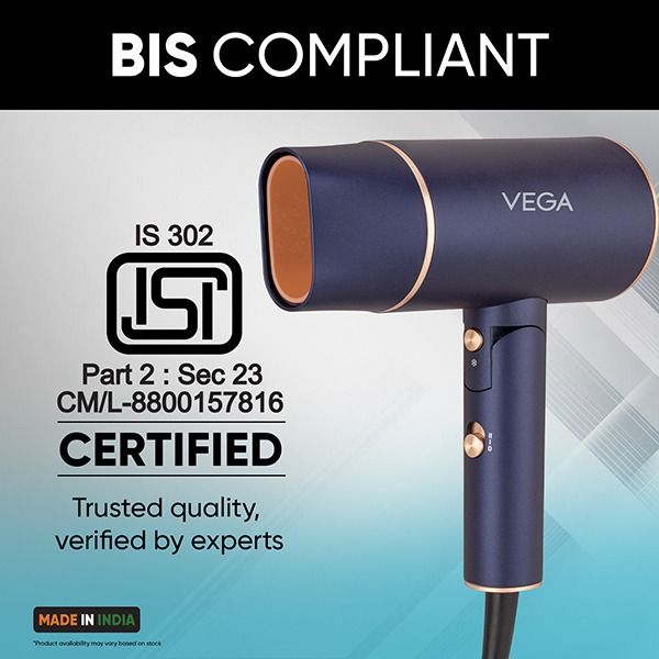 VEGA Ionic 1200-1400 Watts Hair Dryer - VHDH-35