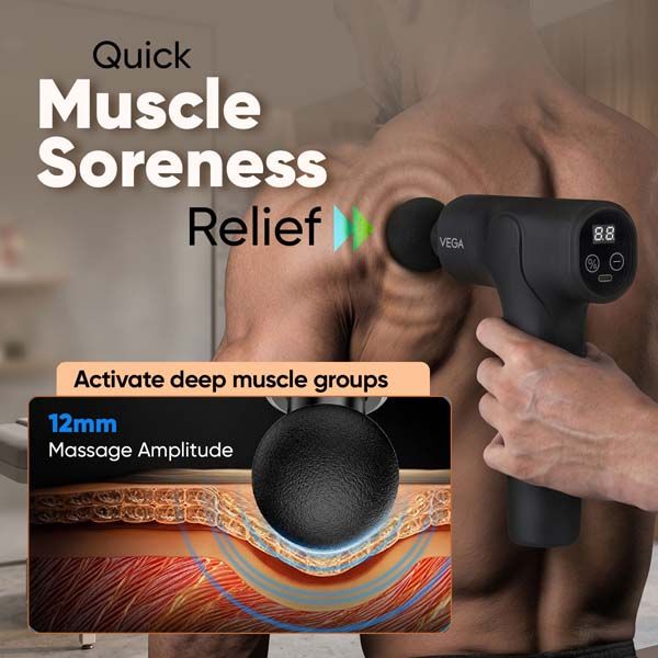 MET (Muscle Ease Therapy) Hand Massager Gun - VHMG-01
