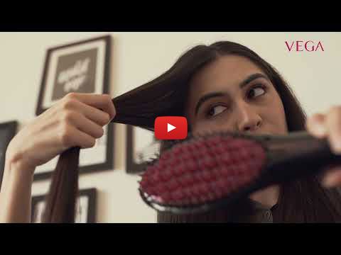 X-Glam Hair Straightening Brush - VHSB-01