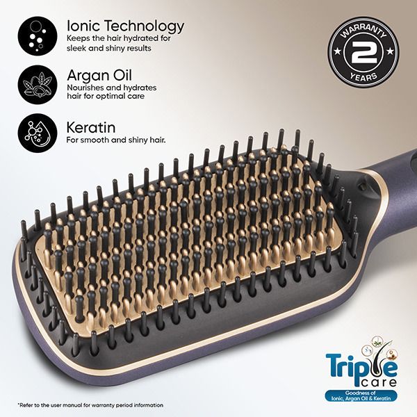 LitStyle L1 Hair Straightener Brush - VHSB-06