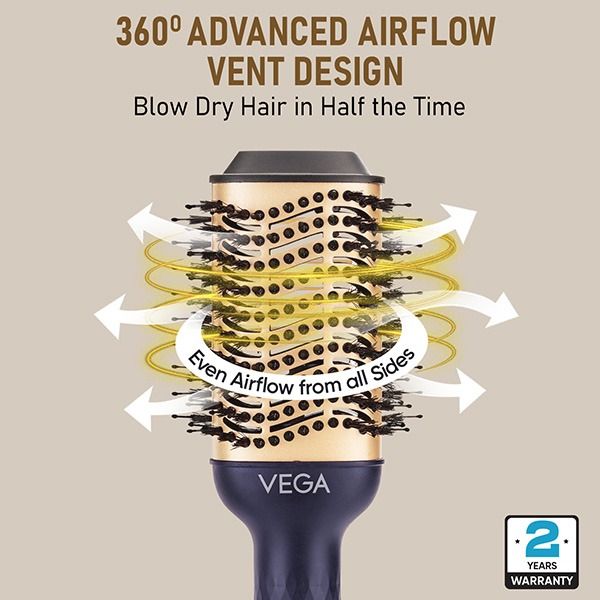 Vega Pro Volumizer Hair Dryer Brush - VHSD-02