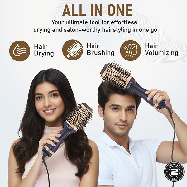 Vega Pro Volumizer Hair Dryer Brush - VHSD-02