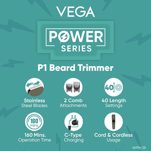 VEGA Power Series  P-1 Beard Trimmer-VHTH-25