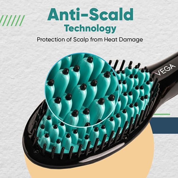 X-Glam Hair Straightening Brush - VHSB-01