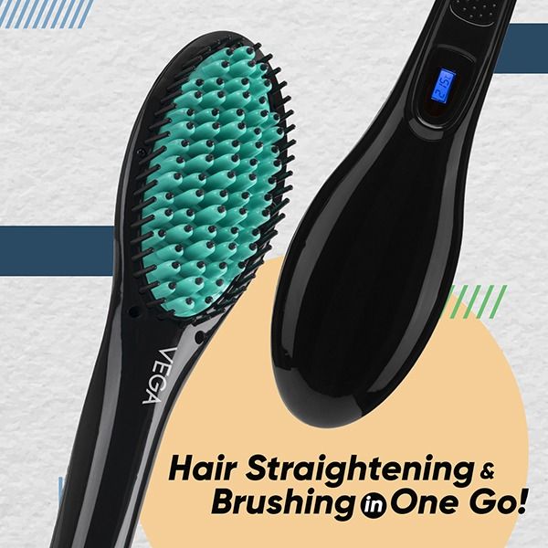 X-Glam Hair Straightening Brush - VHSB-01